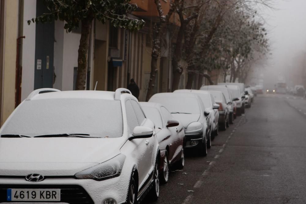 Zamora, cubierta de blanco por la cencellada