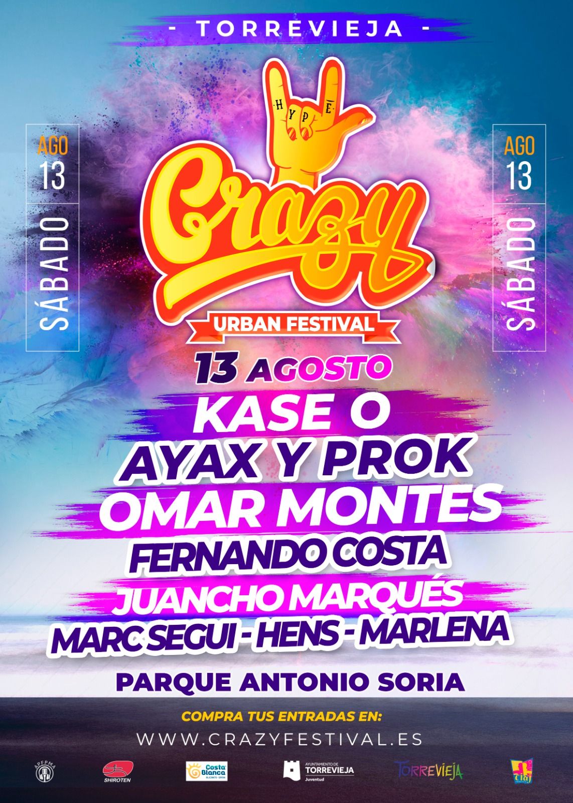 Cartel del Festival Crazy Urban Fest