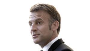 El presidente de Francia, Emmanuel Macron, durante una visita al Vaticano el 10 de abril de 2026 (archivo)