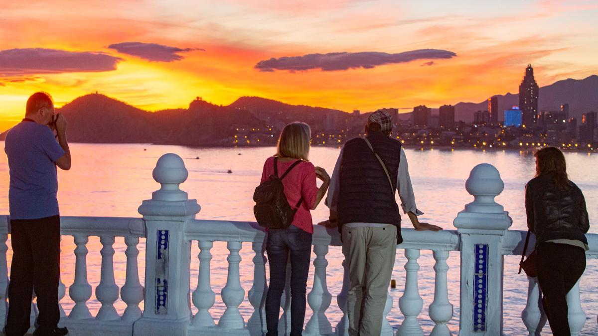 Atardecer en Benidorm