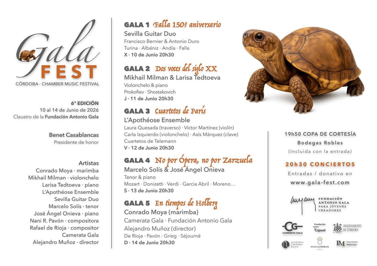 Programa del Gala Fest 2026.
