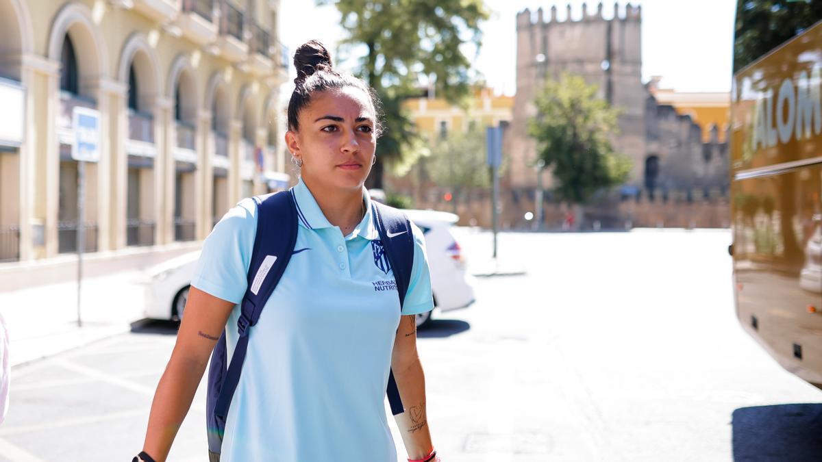 Lucía Moral 'Wifi', con el Atlético de Madrid.