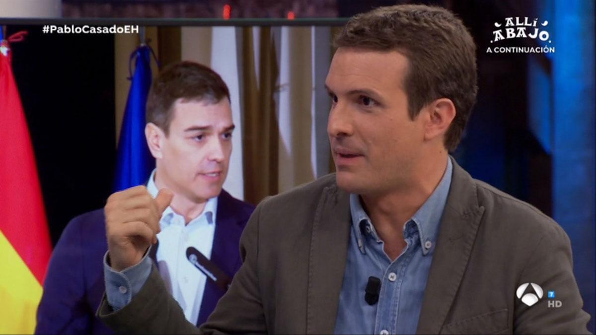 Pablo Casado en 'El hormiguero'. Tú y yo somos tres. Por Ferran Monegal