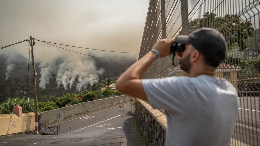 Los municipios afectados por el incendio de Tenerife en alerta por lluvias