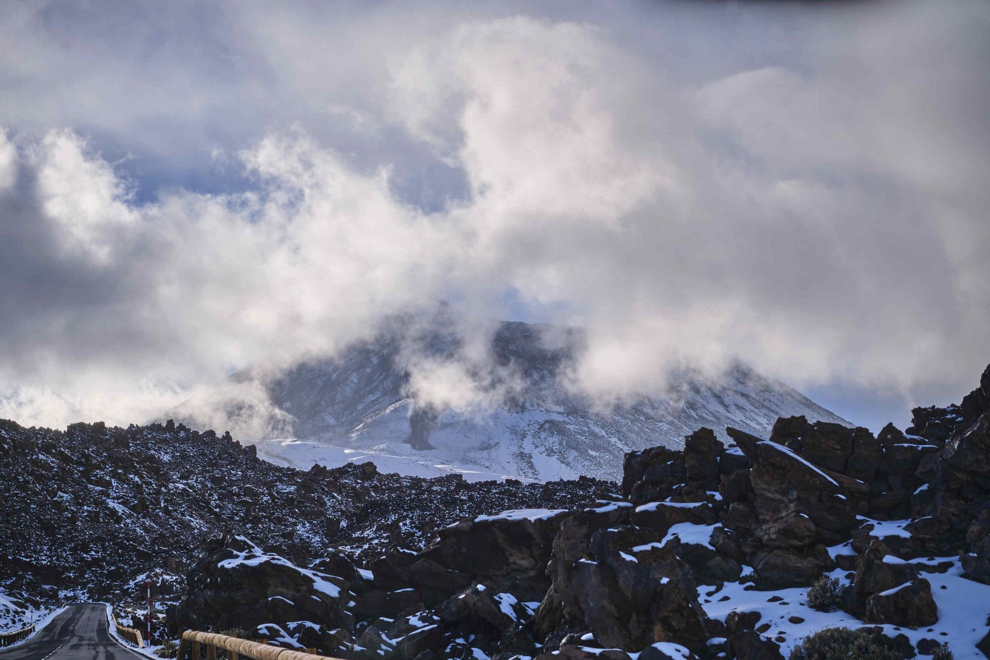 Nevada en el Teide