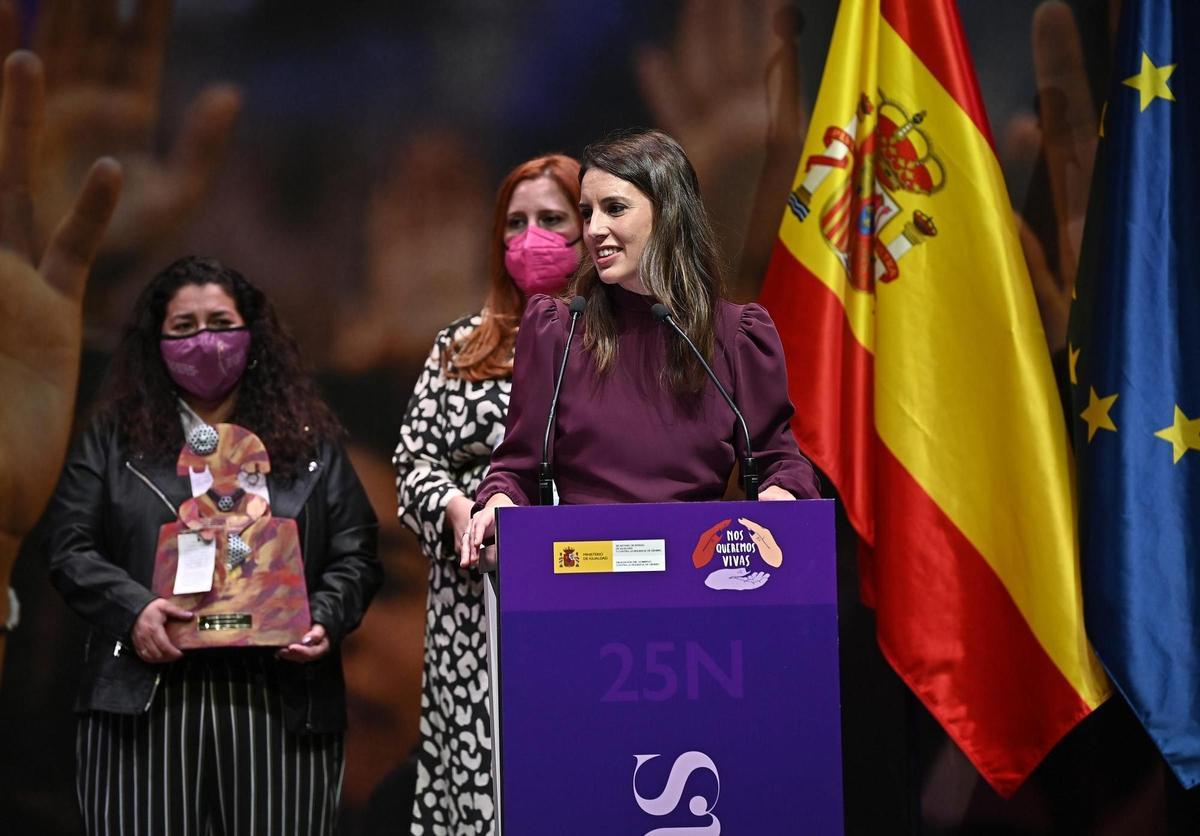 Irene Montero: “Que ninguna mujer se sienta sola, todas estamos juntas contra la violencia machista”