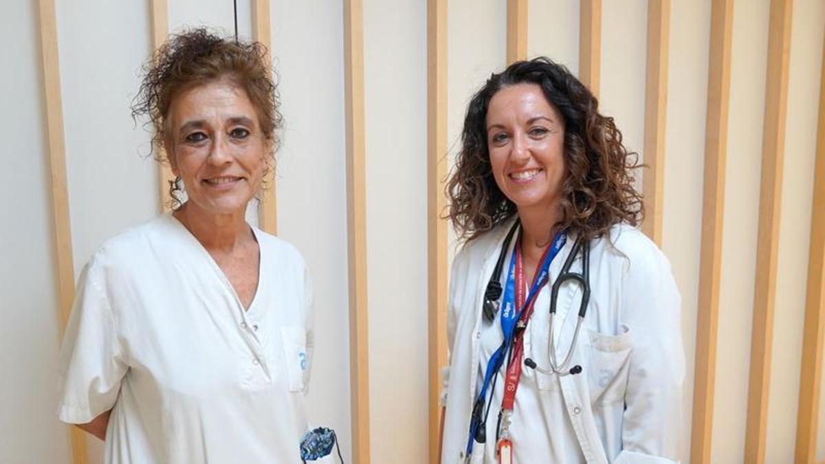 Mercè Cols i Sílvia Cano, de la Fundació Althaia