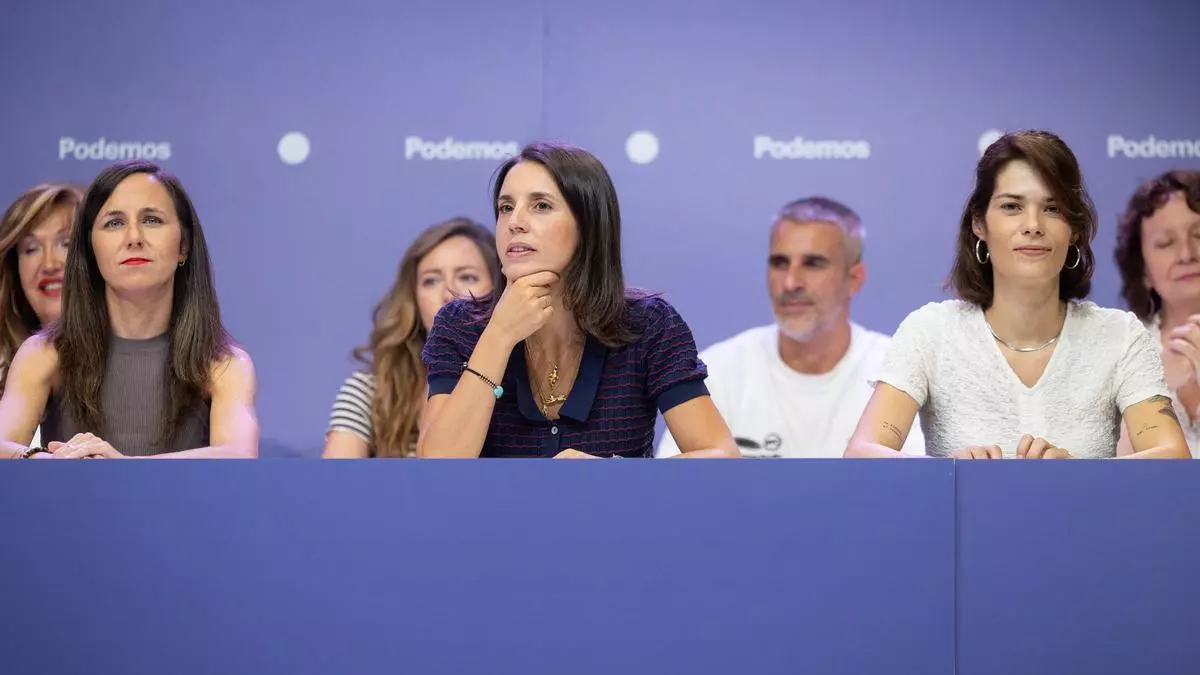 Irene Montero pide "disculpas por el espectáculo" pero cree "valioso" el acuerdo con ERC