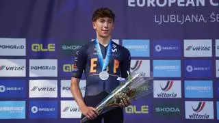 El catalán Martínez Groset, plata en el Europeo júnior de ciclismo
