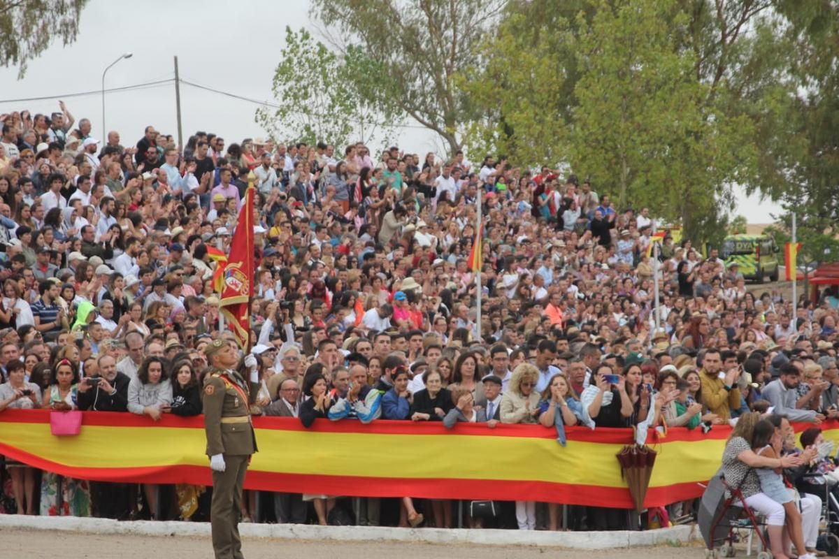 Jura de bandera en el Cefot de Cáceres