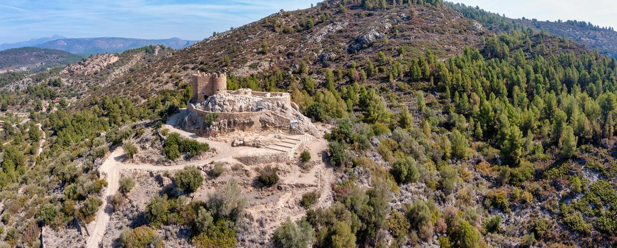 Panorámica del Castell de l'Alcalatén.