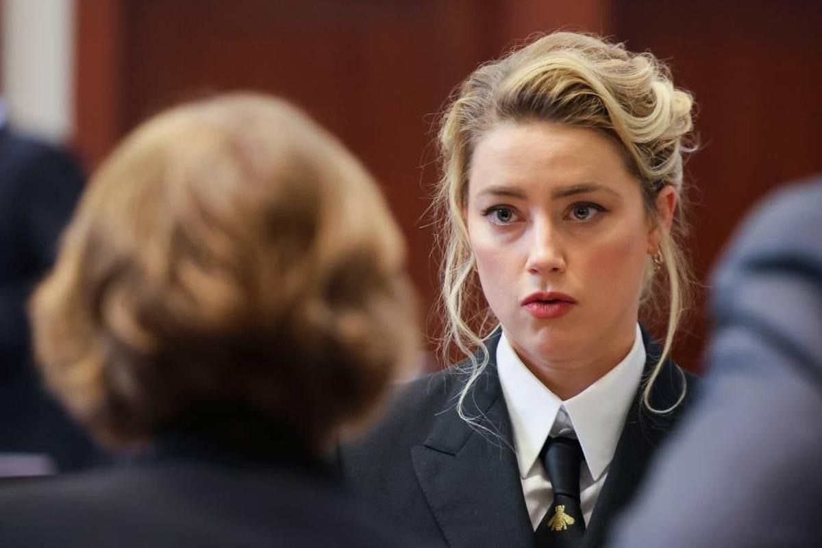 Amber Heard, exmujer de Johnny Depp, en el juicio