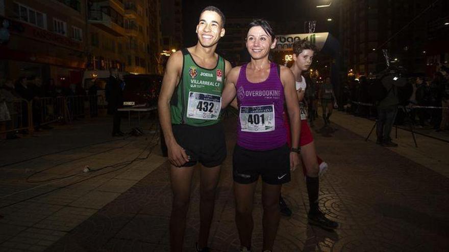 Sami Neffat y Sheila Simao se lucen como los reyes de la San Silvestre de Castelló