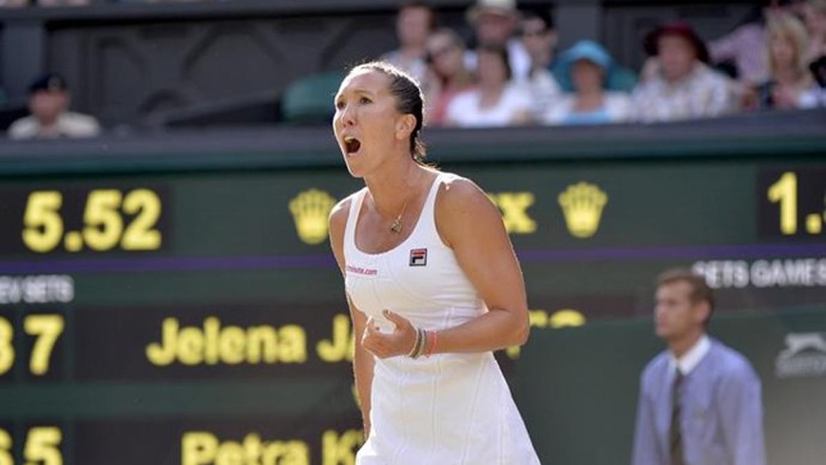 Jelena Jankovic ha protagonizado la mayor sorpresa en este Wimbledon