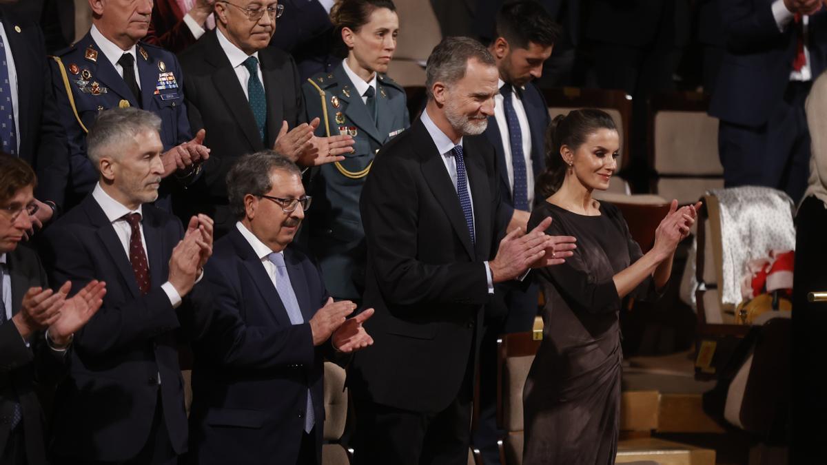 Los Reyes presiden el XXI Concierto In Memoriam, en homenaje a las víctimas del terrorismo.