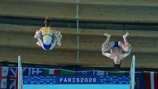 Jorge Rodríguez y Ana Carvajal, bronce en saltos sincronizados mixtos de 10 metros