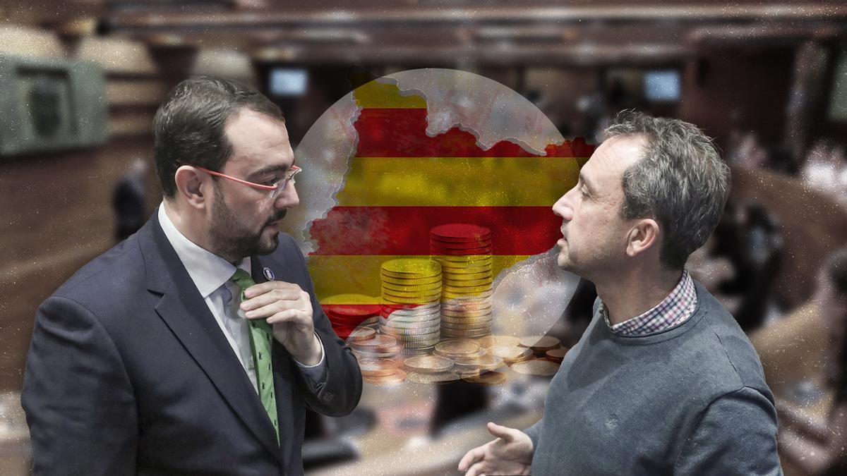 Adrián Barbón y Ovidio Zapico