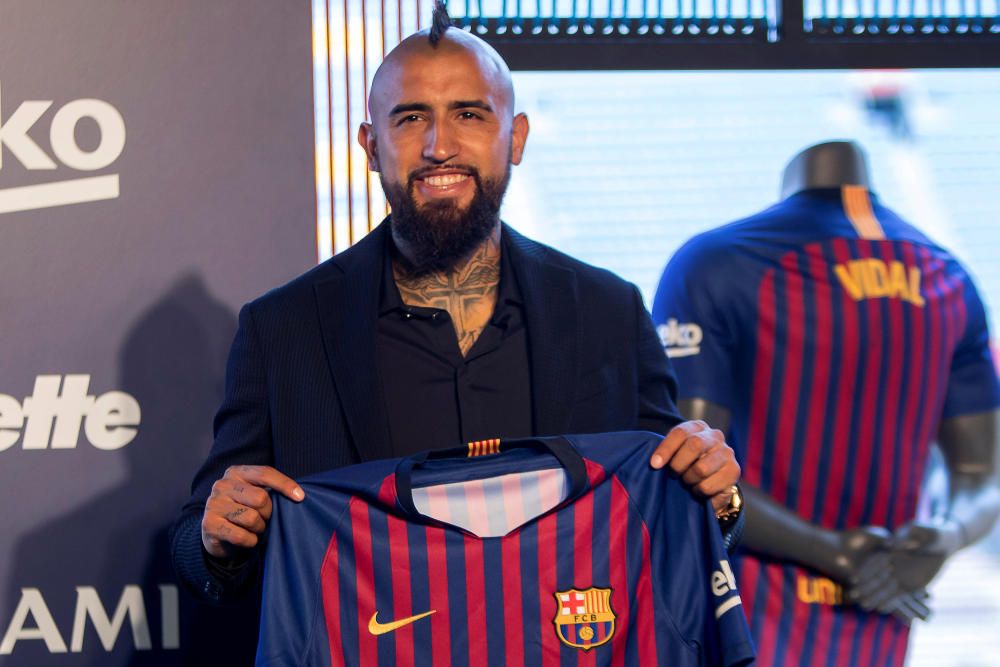 Presentació d'Arturo Vidal