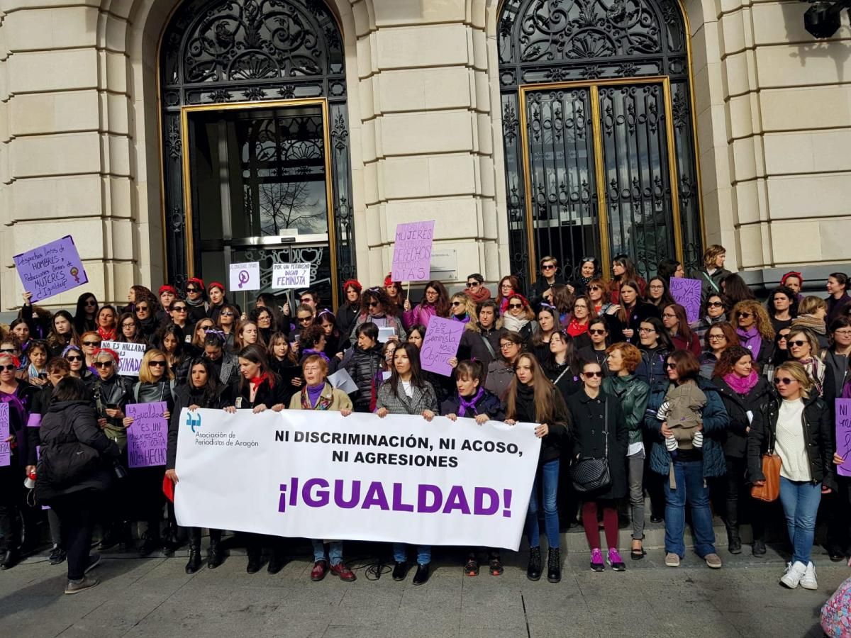 Concentraciones por el 8-M en Zaragoza