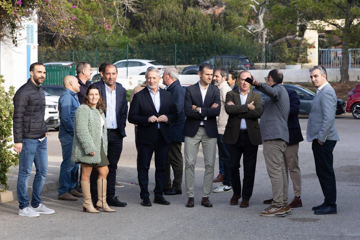 Todas las imágenes de la puesta en marcha de la desaladora de Sant Antoni