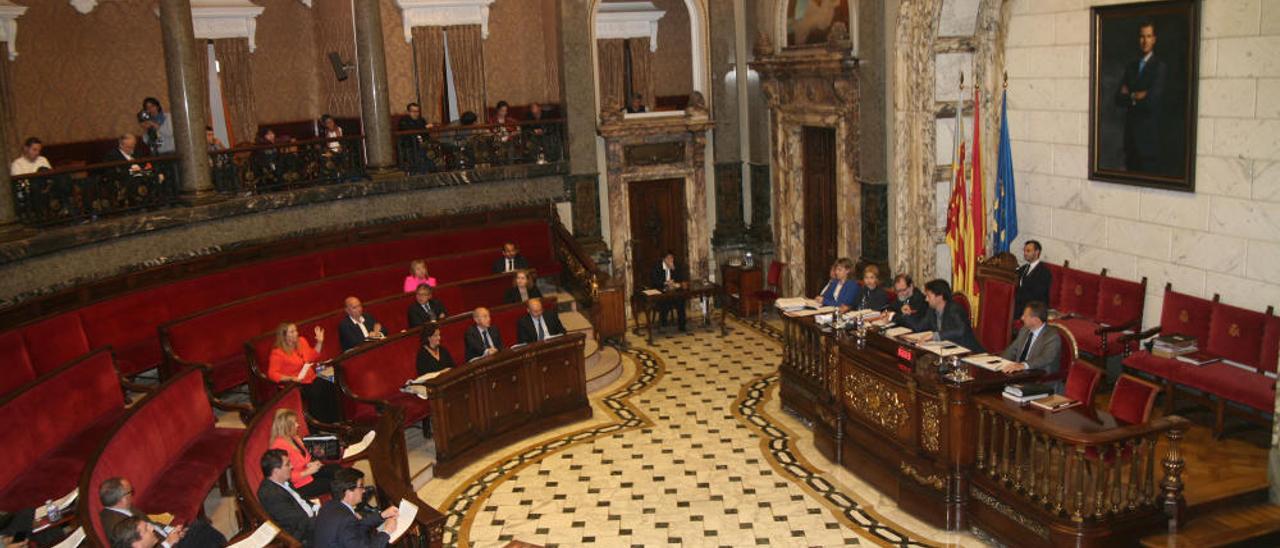 Un ple de l’Ajuntament de València