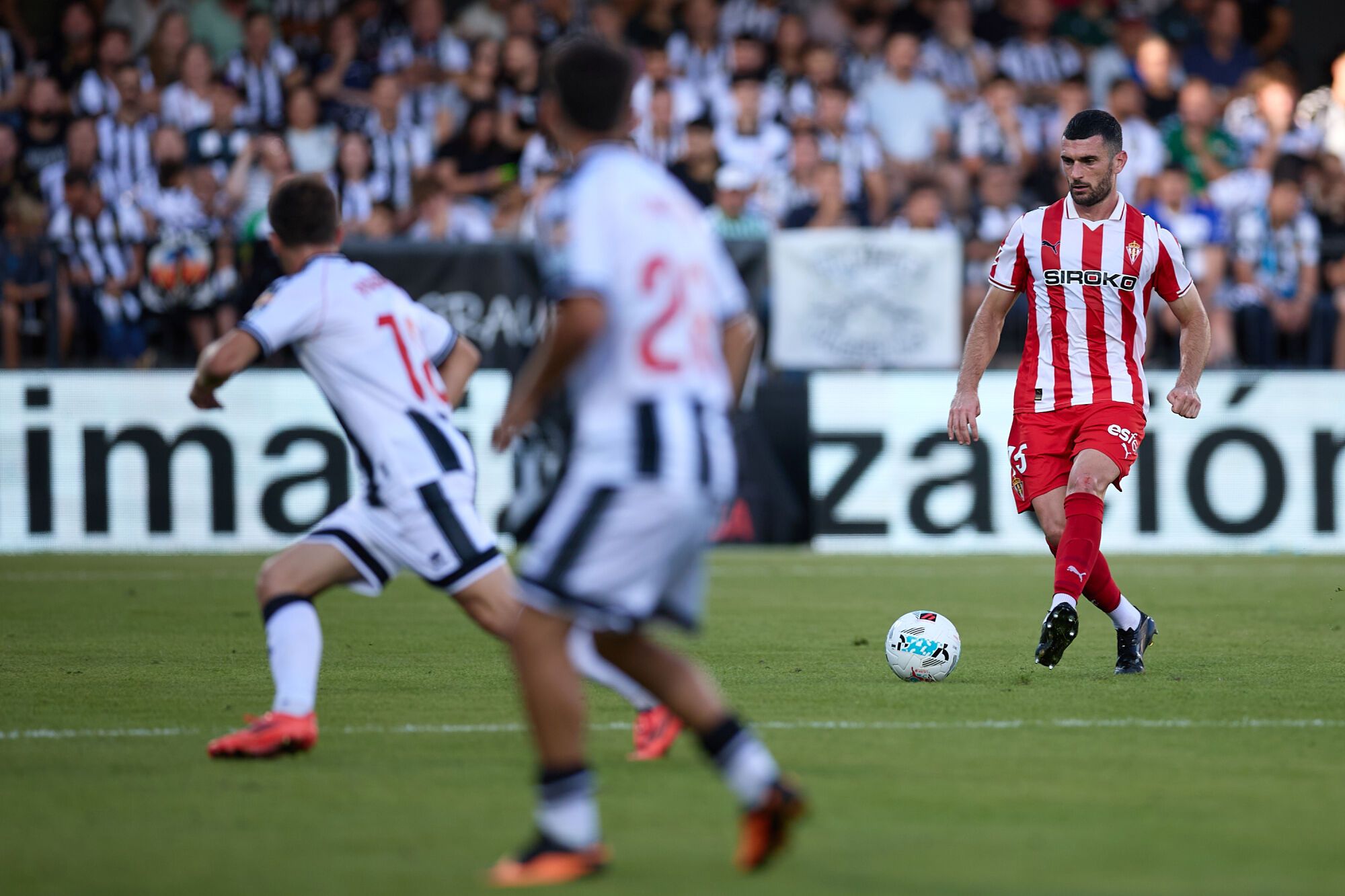Fútbol. Partido correspondiente a la jornada 8 de Segunda División temporada 2025-2026 entre el CD Castellón y el Sport. Gijón. Nou Estadi Castalia