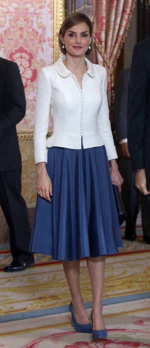 Letizia superó su look de Bélgica