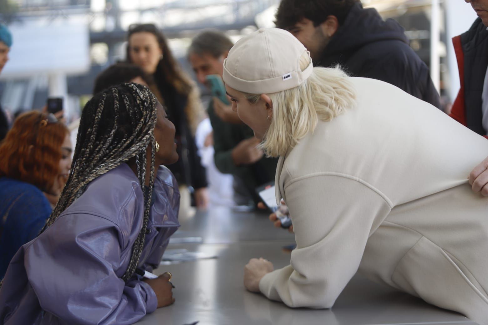 Los concursantes de OT firmando discos en Valencia