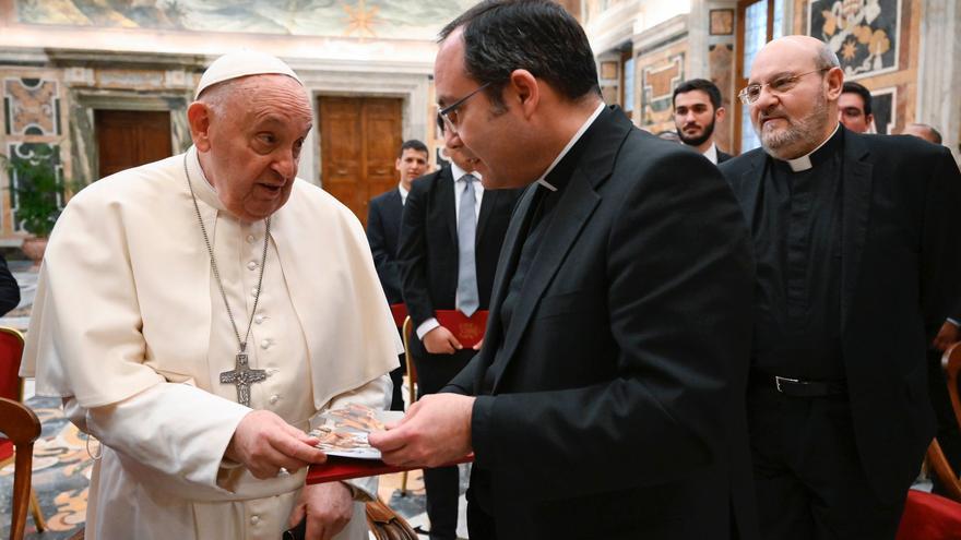 El papa Francisco se reúne con los seminaristas de Sevilla