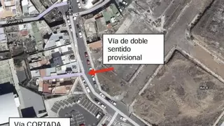 Corte temporal de la calle Ramón y Cajal por obras de urbanización
