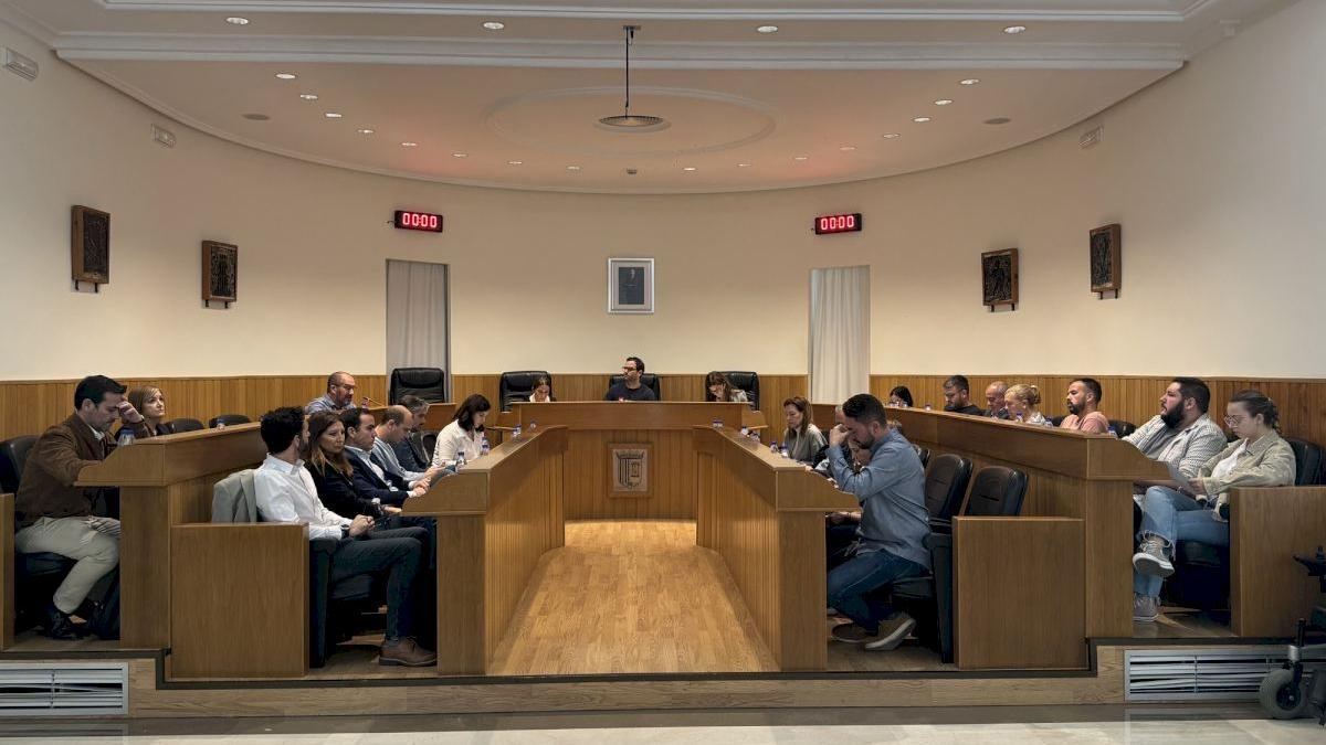 Foto de archivo del pleno municipal de Paterna.