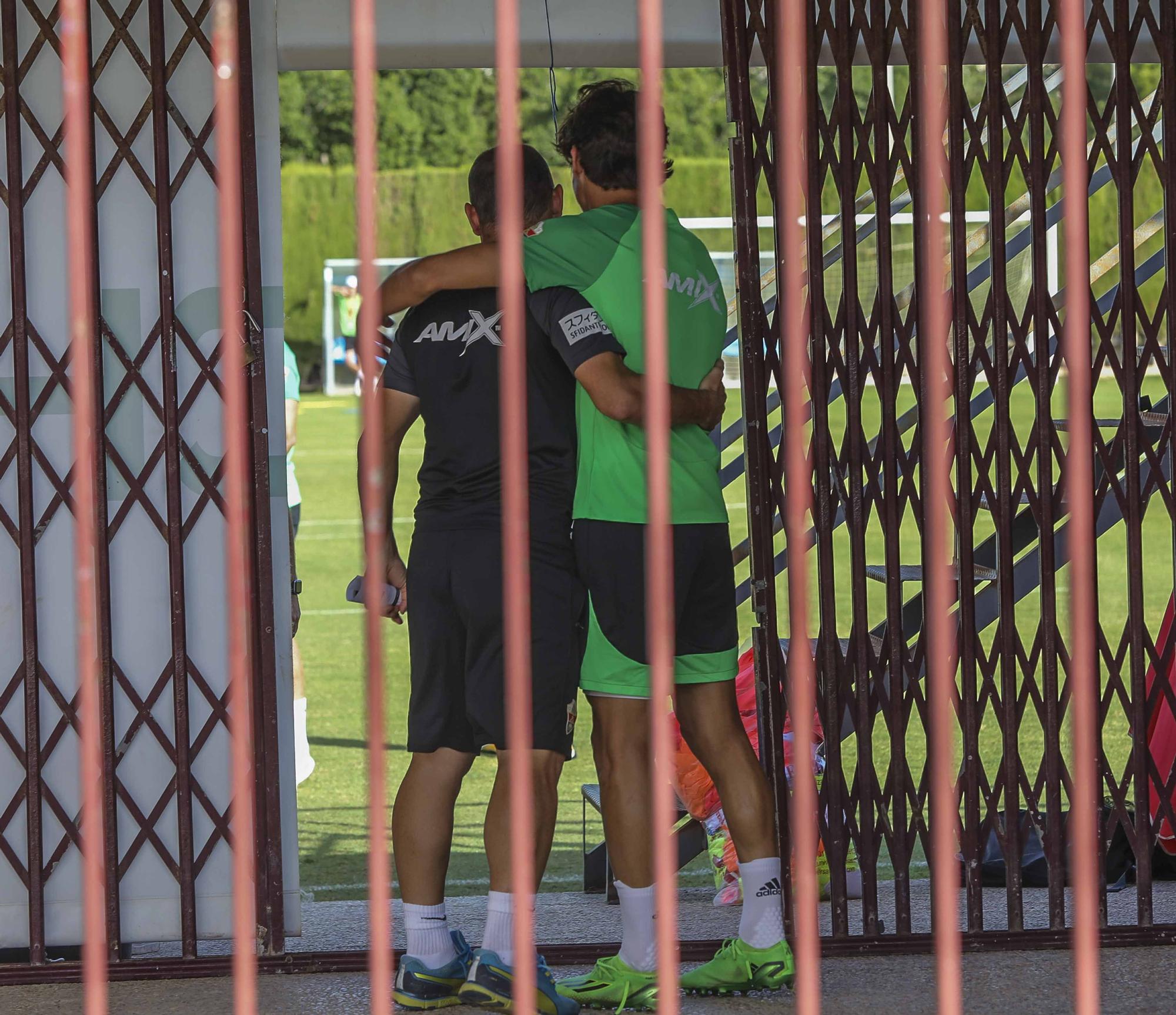 Gallego y Nino comienzan a preparar al Elche pensando en el Mallorca