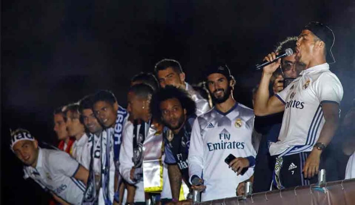 Los jugadores del Real Madrid se acordaron de Gerard Piqué