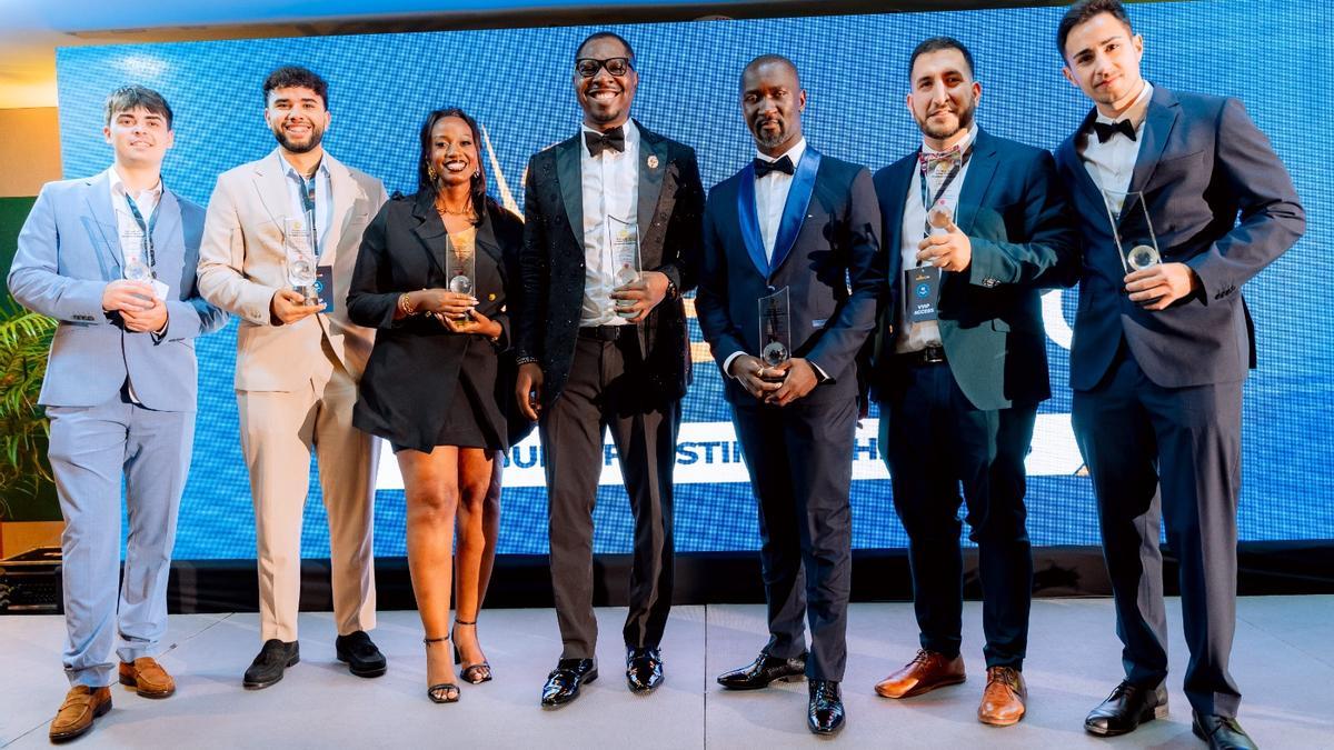 Premiados en la gala.