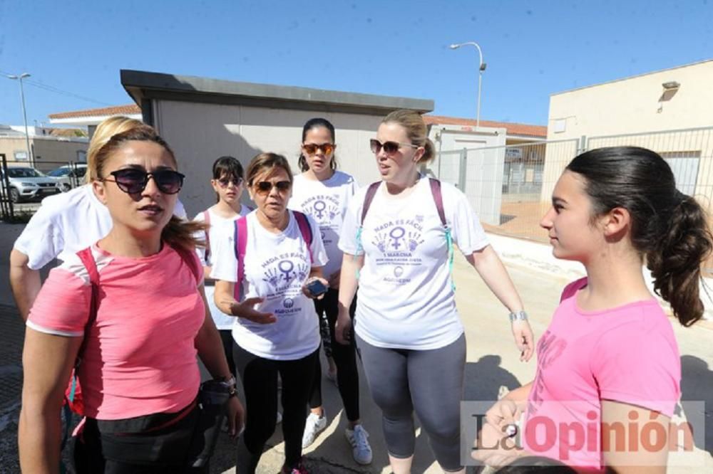 Marcha contra la violencia de género en La Aljorra