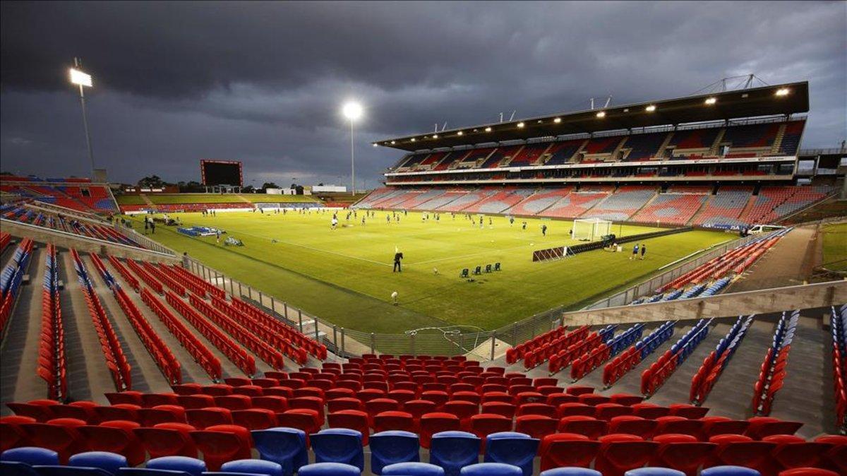 Vista general del estadio del Newcastle Jets de la A-League