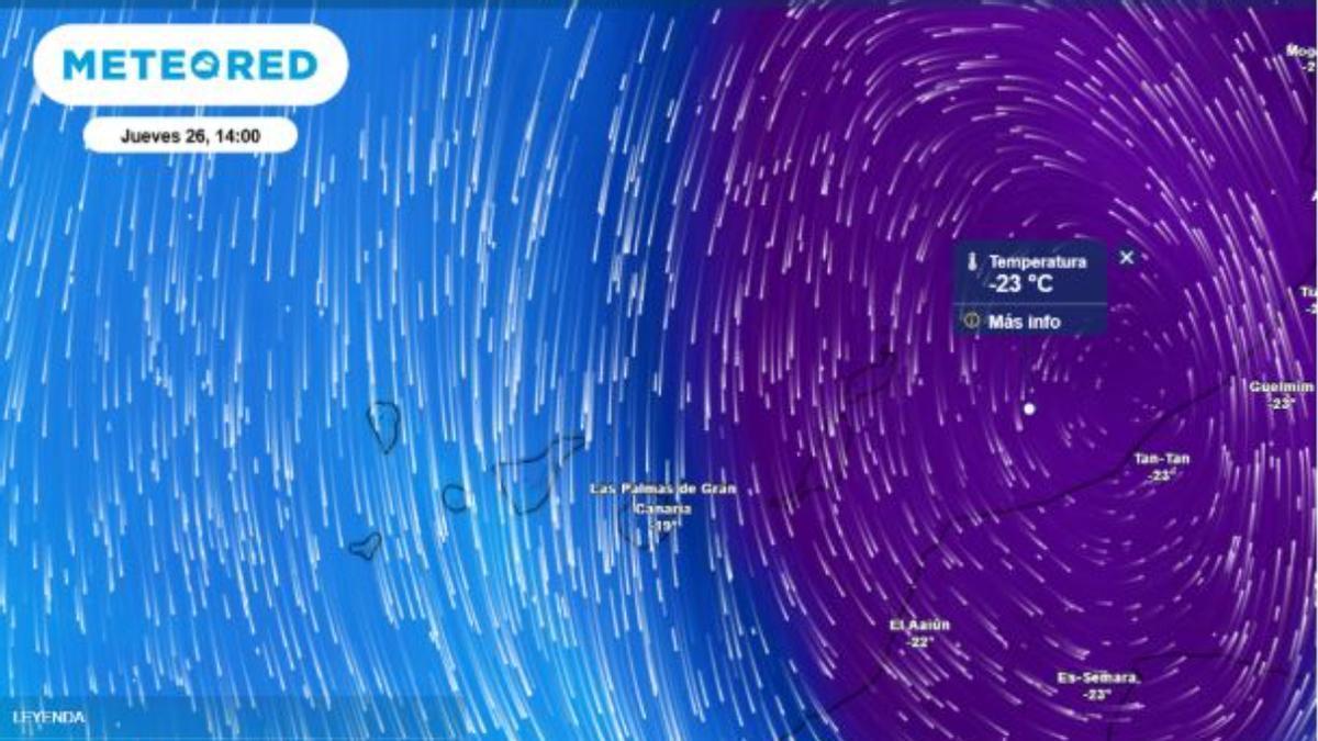 Predicción del tiempo en Canarias (23 de febrero al 1 de marzo)