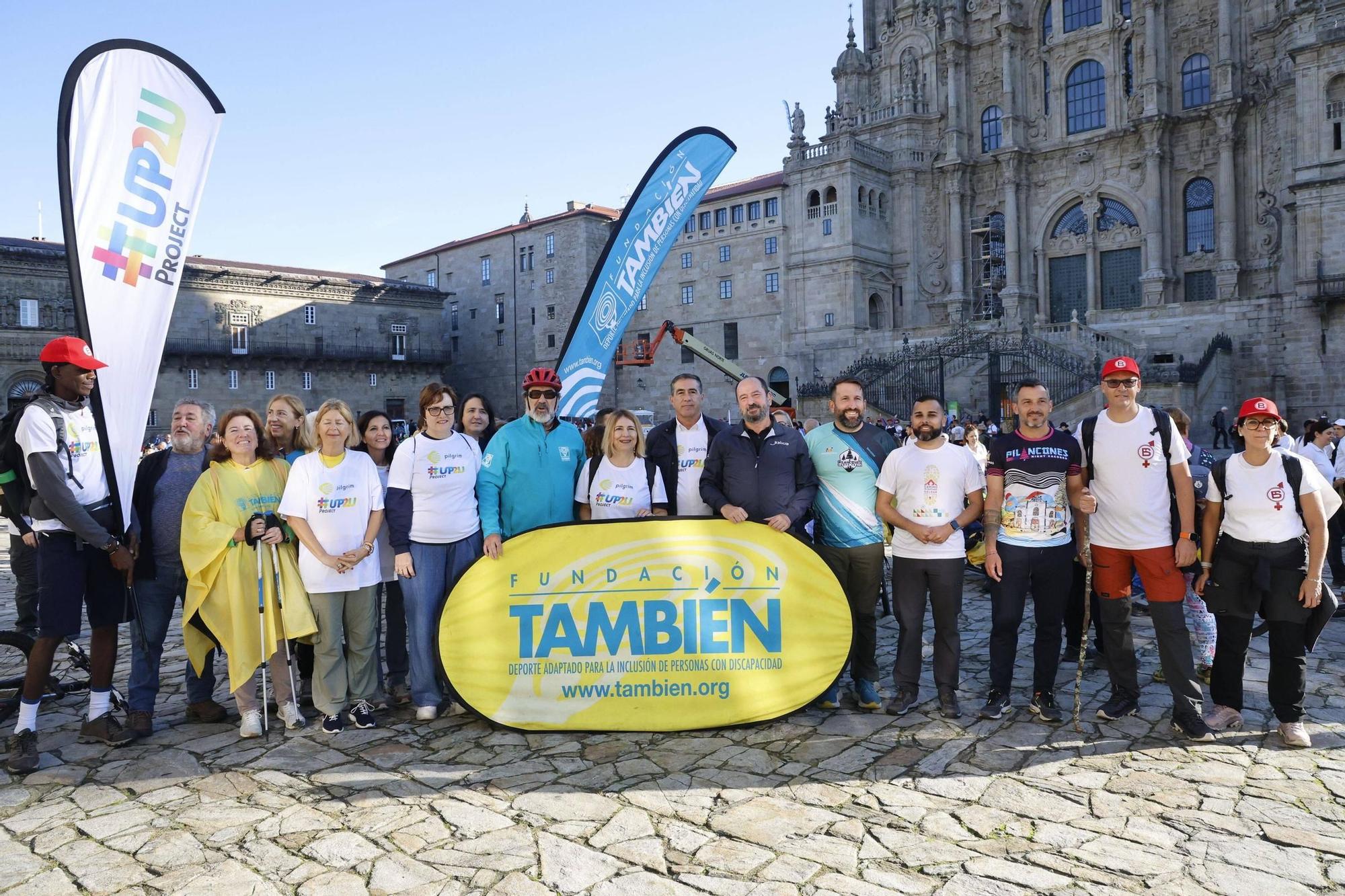 Vicente del Bosque e Irene Villa, en Santiago con el Camino de Valores por la inclusión