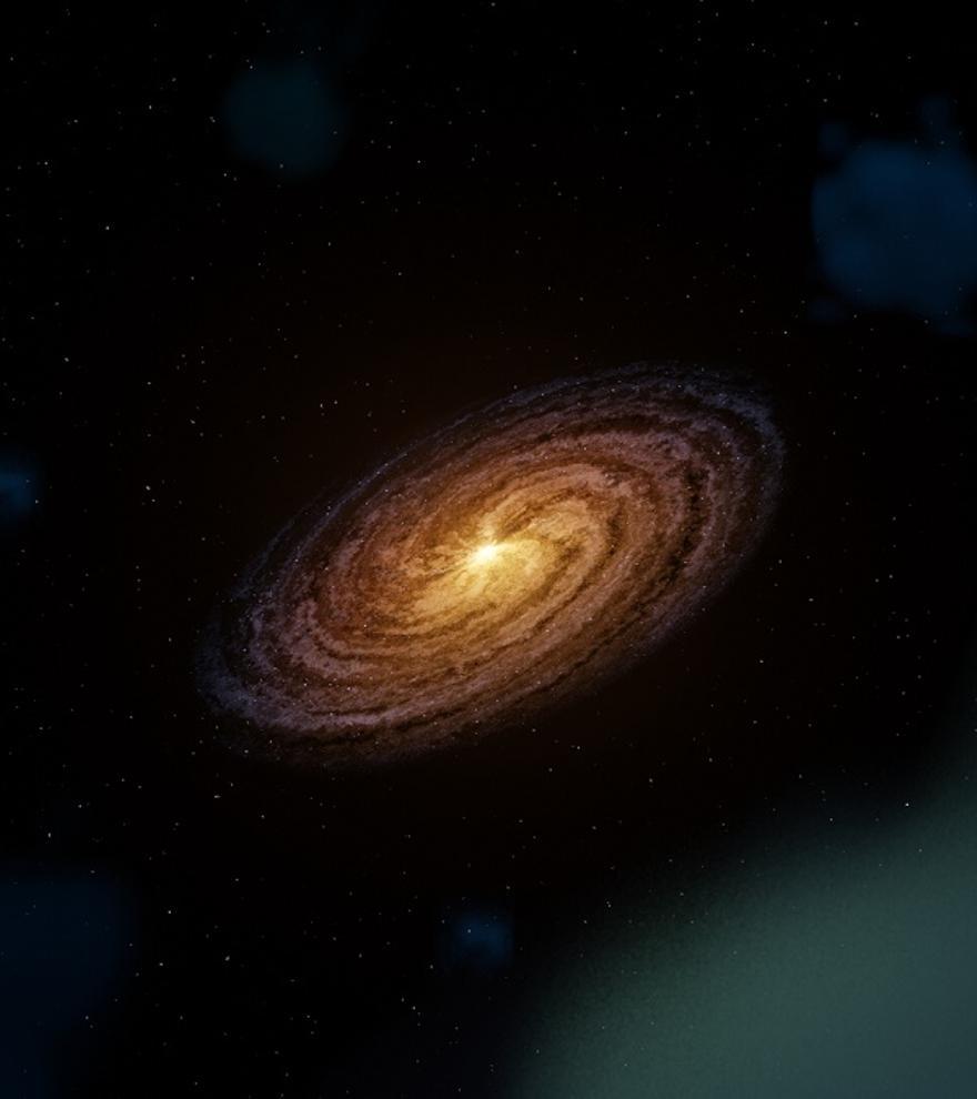 Las galaxias están rodeadas de depósitos de combustible estelar