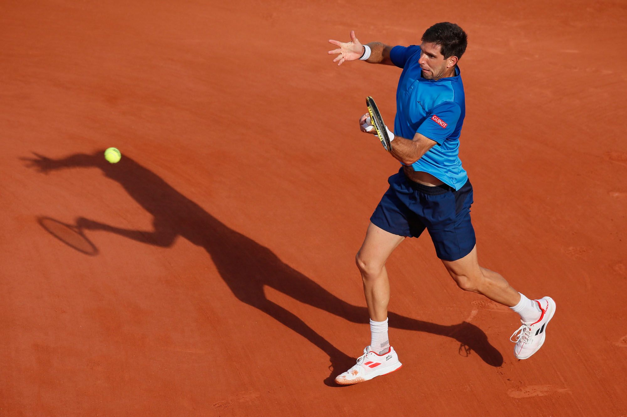 Las imágenes de los octavos de final de Roland Garros entre Alejandro Davidovich y Federico Delbonis