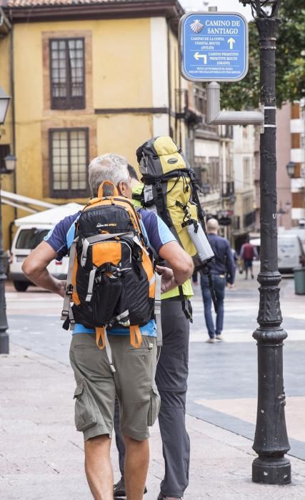 Peregrinos del Camino De Santiago, primer tramo de