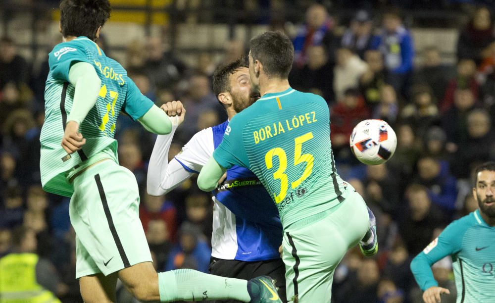 El Hércules llega vivo al Camp Nou