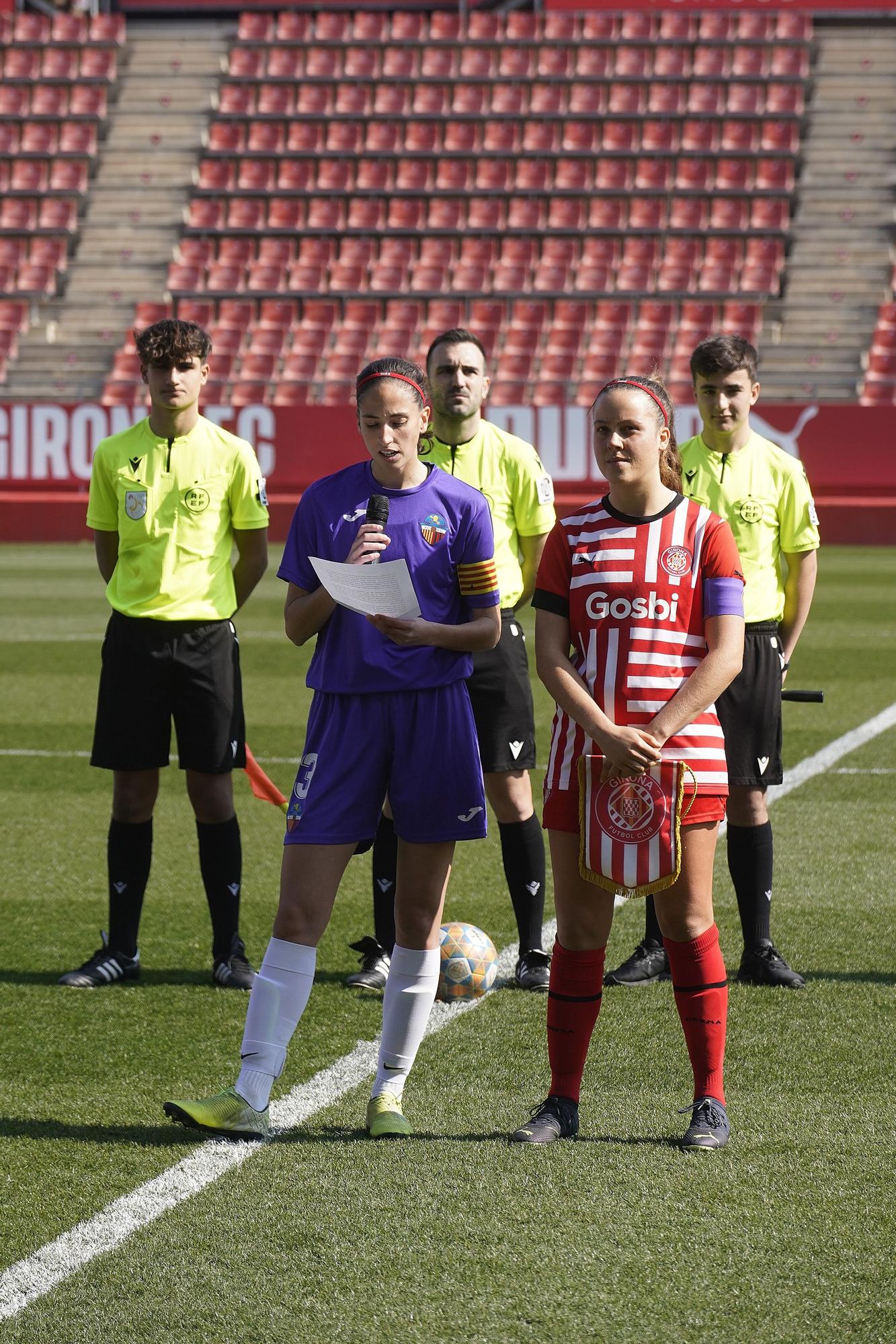 Totes les imatges del partit del Girona sènior femení a Montilivi contra el Sant Cugat (2-2)