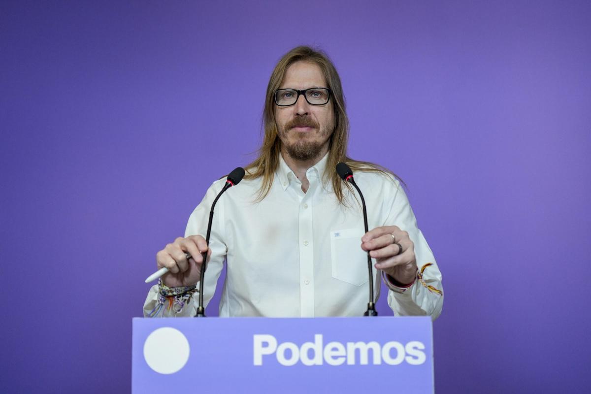 El portavoz de Podemos, Pablo Fernández, en una imagen de archivo.
