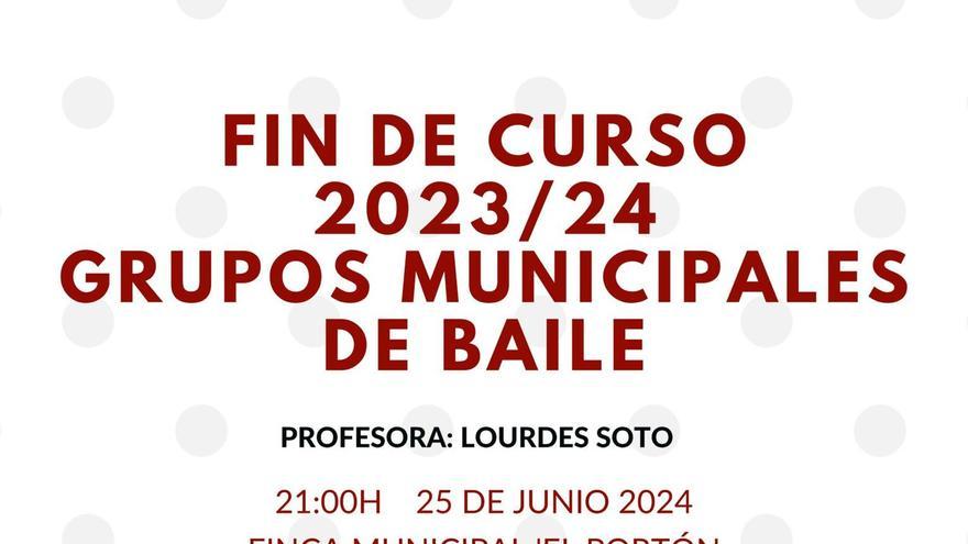Espectáculo de fin de curso de los Grupos Municipales de Baile