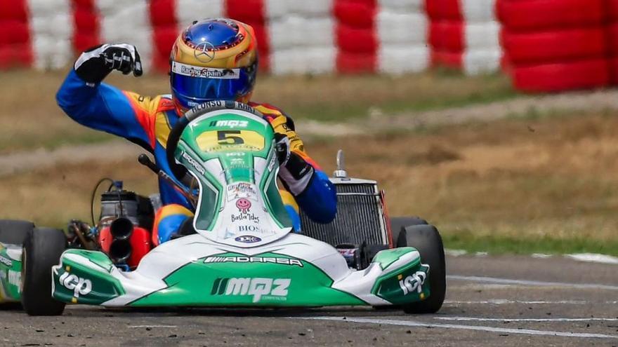 Nacho Tuñón acelera en el Campeonato de España de karting