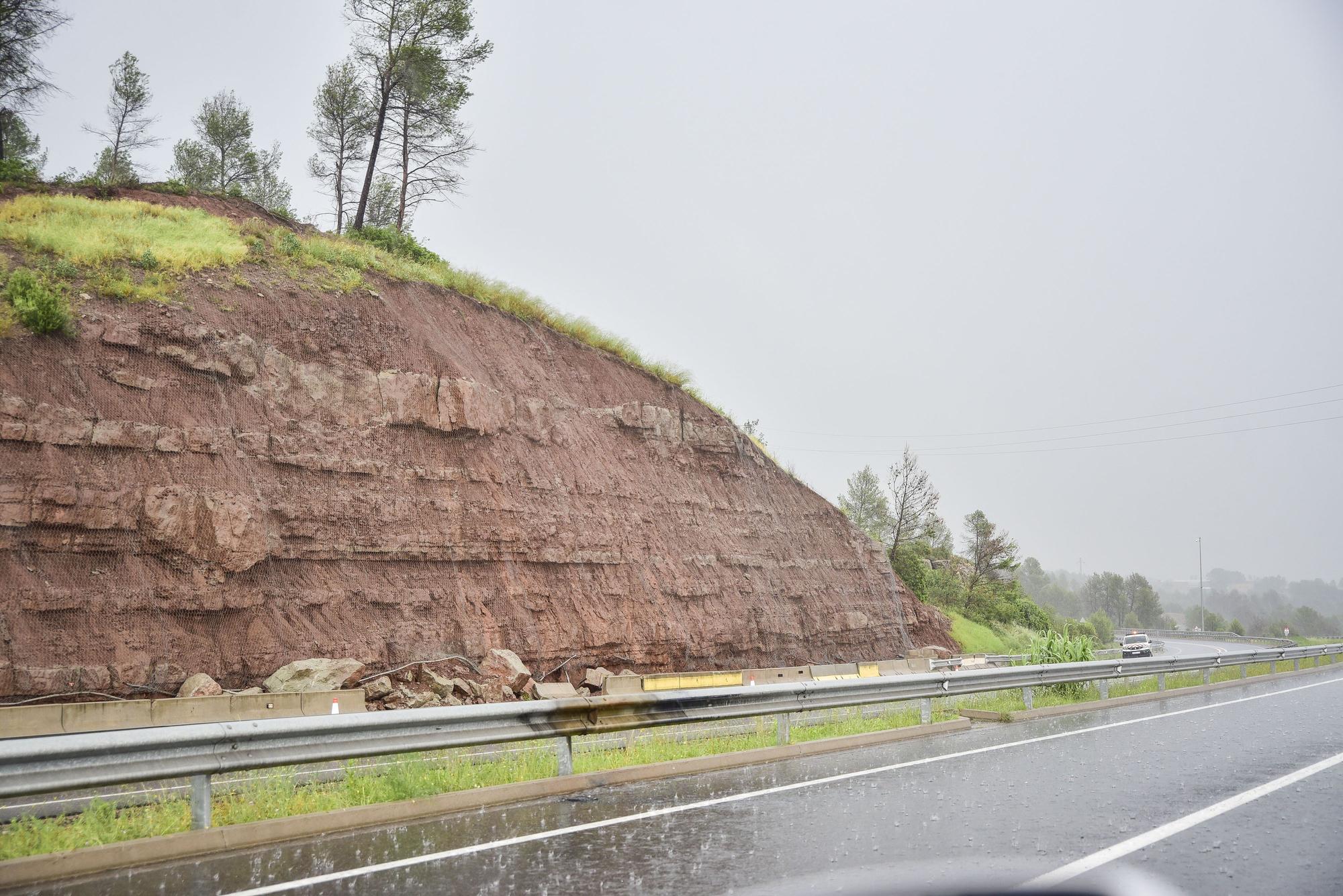 Les imatges de la tempesta del Bages