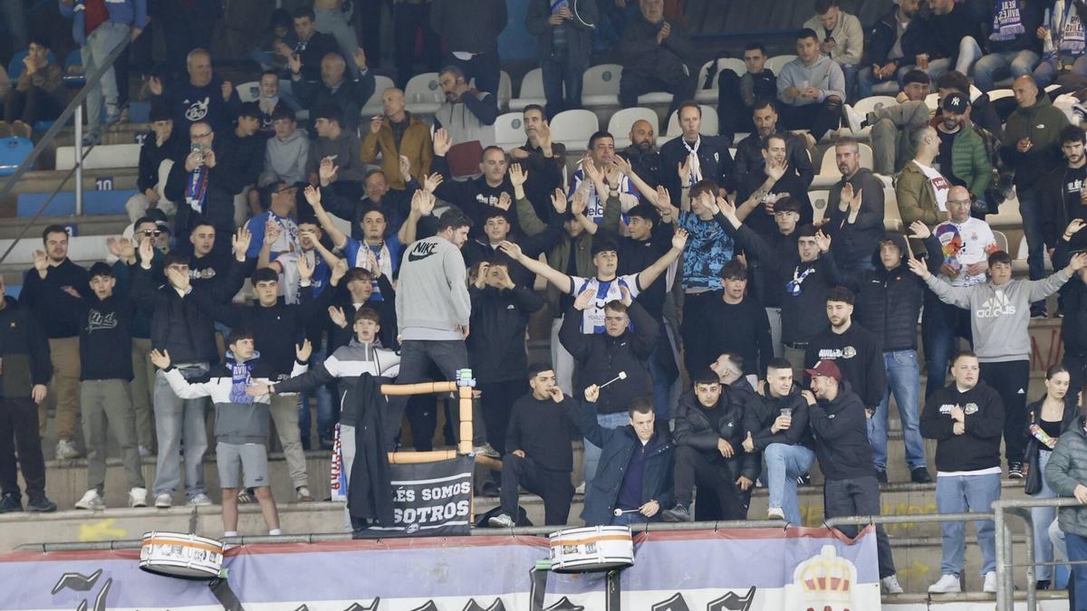 Grada del Real Avilés en una imagen de archivo