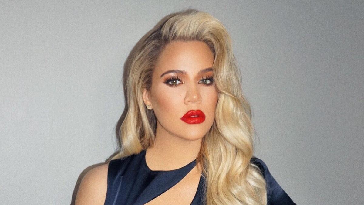 Khloé Kardashian embarazada e irreconocible en Jimmy Kimmel