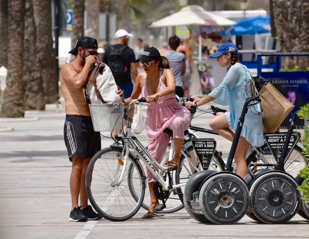 Eva Longoria y su marido en Marbella
